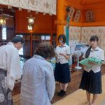 「マスマス元肥」贈呈式~千年後の満開の桜を目指して~千年プロジェクトスタートの様子が、放映されました。